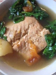 Pesang Salmon :Filipino Fish Stew in Ginger Broth