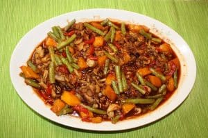 Chicken Stir Fry with Mangoes