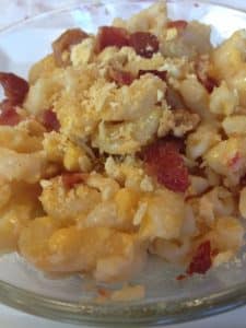 Macaroni and Cheese: Pimiento Casserole with Bacon