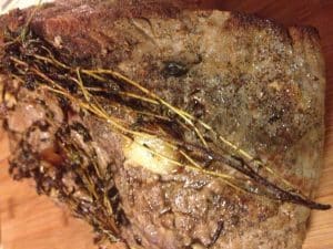 Beef Roast with Thyme and Red Wine