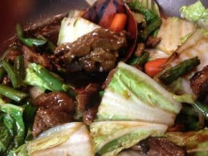 Beef Teriyaki and Cabbage Stir Fry