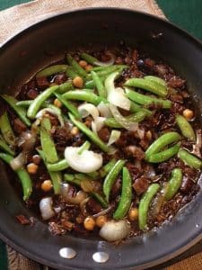 Beef and Sugar Snap Peas with Ginger Sauce