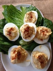 Instant Pot 5-5-5 Hard-boiled Eggs and Deviled Eggs with Kimchi