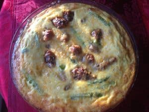 Longanisa Quiche with Homemade Cured Pork Sausages