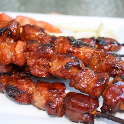 Pork Barbecue On the Grill Filipino-style - The Quirino Kitchen