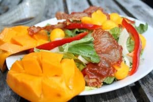 Mango and Prosciutto Salad