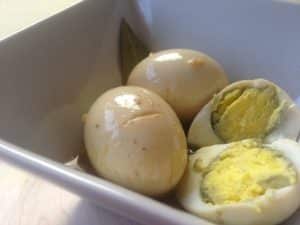 Filipino Adobo-flavored Eggs
