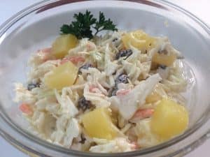 Cole Slaw Salad with Pineapple