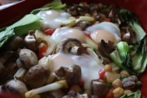 Mushroom-Vegetable Breakfast Casserole