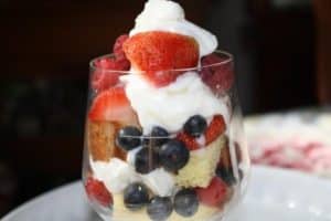 No-Bake Strawberry-Blueberry Dessert