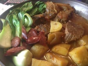 Beef Pochero-Spanish Stew in Tomato Sauce