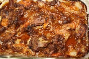 Baked Binagoongan – Pork Cubes in Shrimp Paste with Coconut