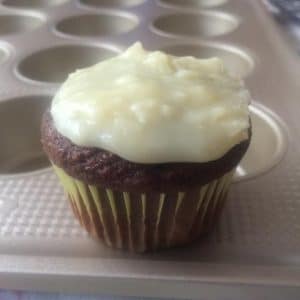 How I baked Chocolate Cupcakes with White Chocolate Frosting for Cookies For Kids’ Cancer
