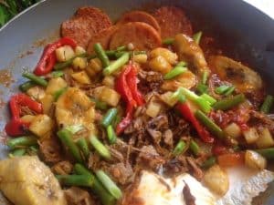 Ropa Vieja- Spanish Shredded Beef Saute with Vegetables