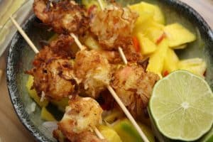 Coconut Shrimps with Mango Salsa