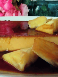 Pina Colada Leche Flan – Caramel Custard with Coconut and Pineapple
