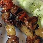 How to make Grilled Pineapple-Pork Barbecue Skewers