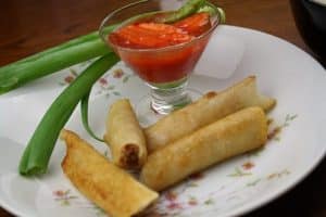 Lumpia Shanghai – Pork-Filled Egg Rolls with Sweet Sour Sauce