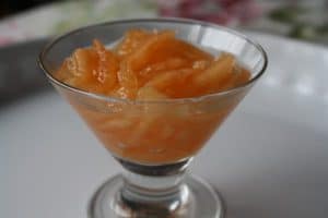 Cantaloupe Strings Dessert Drink