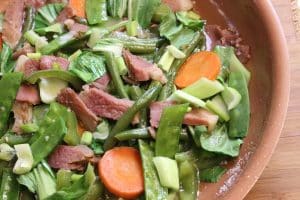 Stir-fried Vegetables with Ham