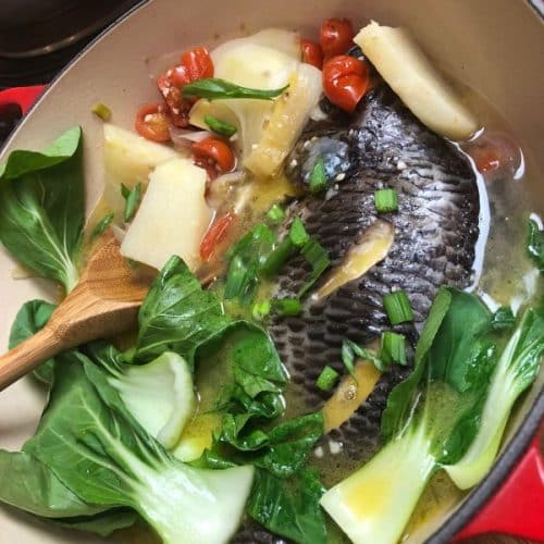 Pesang Tilapia with Mashed Tofu and Tomatoes The Quirino Kitchen