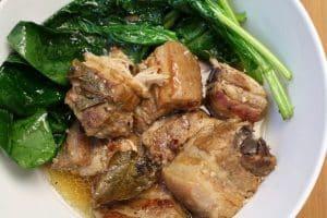 Instant Pot Pork Adobo with Kangkong – Water Spinach