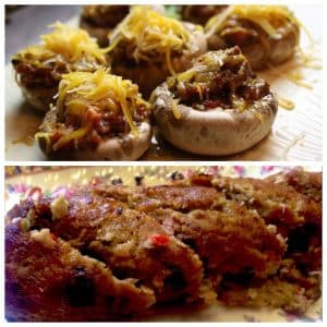 Stuffed Mushrooms with Chorizos, Embutido Kapampangan and a Snowball Fizz Cocktail for the New Year