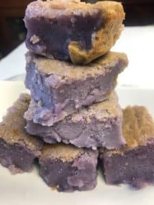 Ube-Purple Yam Hawaiian Mochi Cake