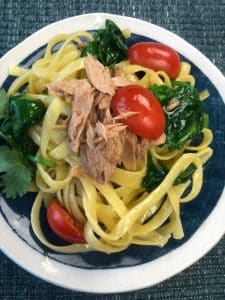Easy Tuna Pasta and Vegetables