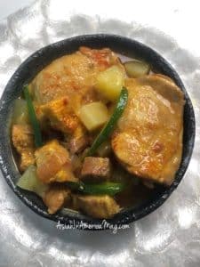 Chicken and Pork Hamonado with Pineapple : Instant Pot + Stove-top