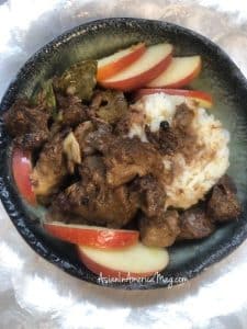 Filipino Pork Adobo with Apples – Instant Pot + Stove top