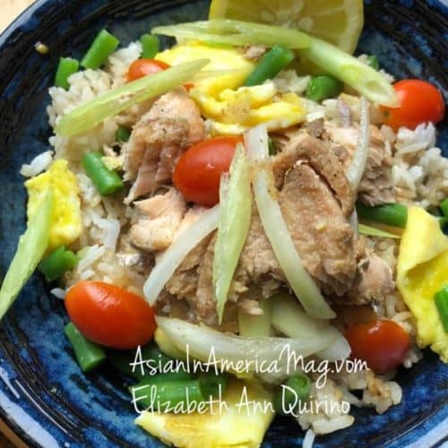 Salmon Garlic Fried Rice with Vegetables The Quirino Kitchen