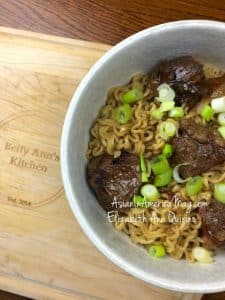 Korean Jjapaguri – Ram-Don with Beef – Instant Pot + Stove-top