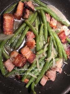 Green Beans Guisado with Pork Bagnet