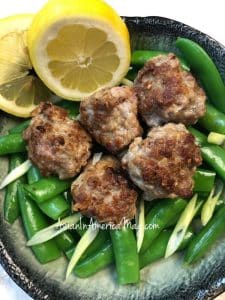 Pork Meatballs with Ginger and Patis