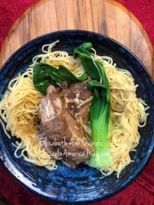 Asian Pork Ribs with Noodles and Vegetables – Instant Pot + Stovetop