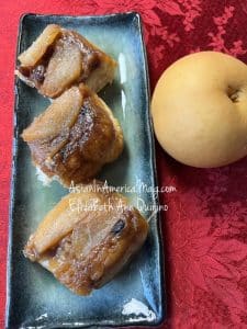 Asian Pears Cinnamon Buns