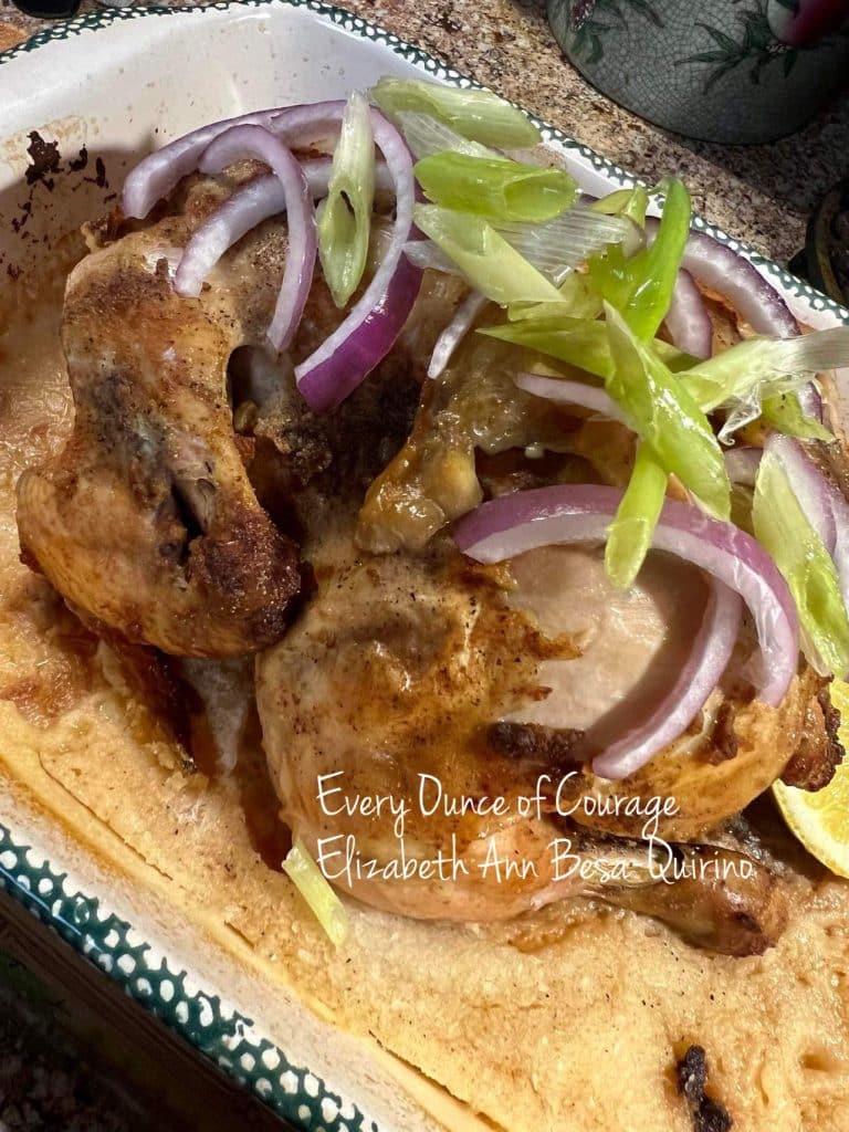 Pinaupong Manok – Chicken On a Bed of Salt