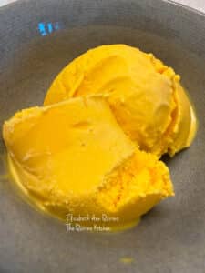 Homemade Alphonso Mango Ice Cream